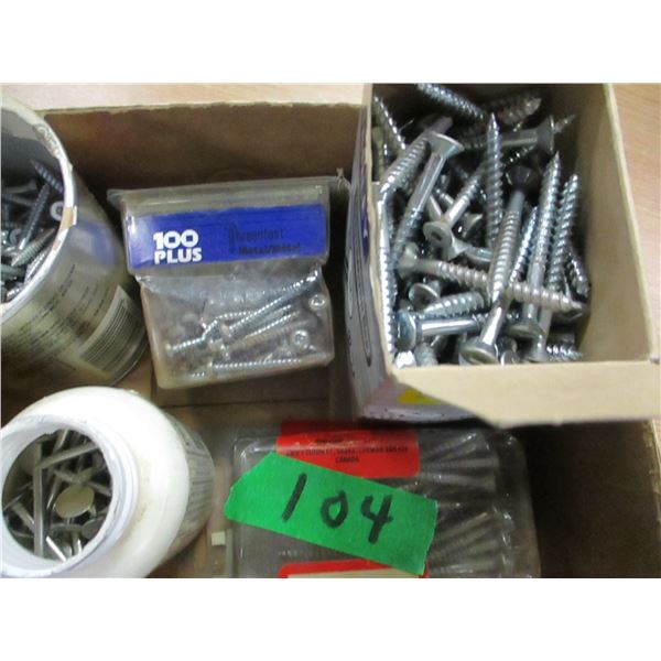 TRAY C/W MISC SCREWS &  HARDWARE