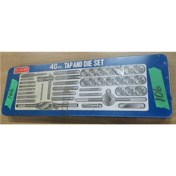 38 PIECE TAP & DIE SET