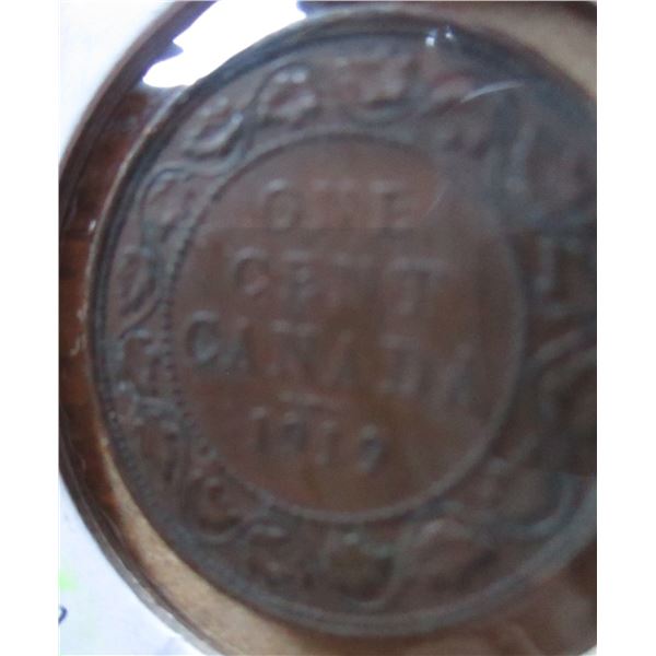 1919 CANADA KING GEORGE V LARGE PENNY