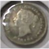 Image 2 : 1880H VICTORIAN SILVER FIVE CENT