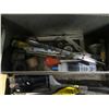 Image 1 : GREY TOOLBOX C/W ASSORTED TOOLS & MISC