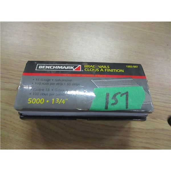 BOX C/W 1 3/4" BRAD NAILS