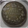 Image 1 : 1919 KING GEORGE V CANADA SILVER DIME