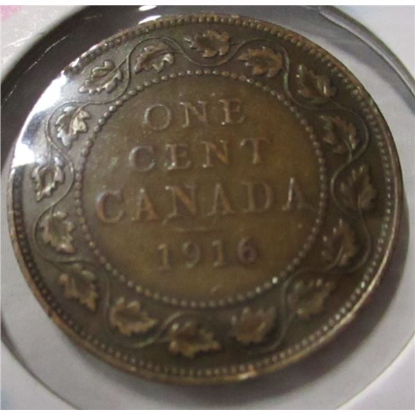 1916 CANADA KING GEORGE V LARGE PENNY