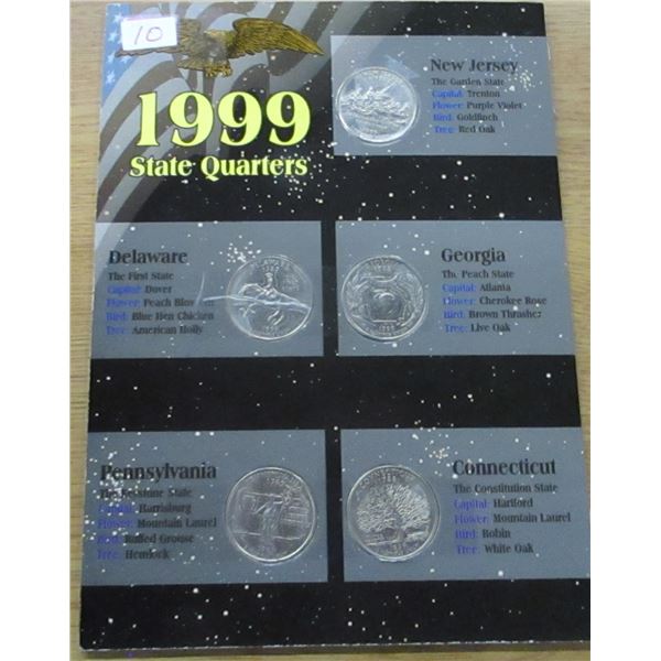 1999 USA MINT STATE QUARTER SET