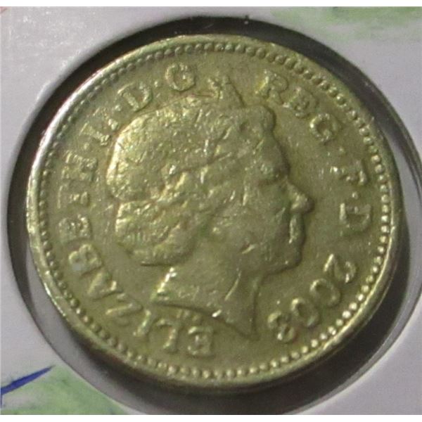 2003 BRITISH STERLING SILVER ONE POUND COIN