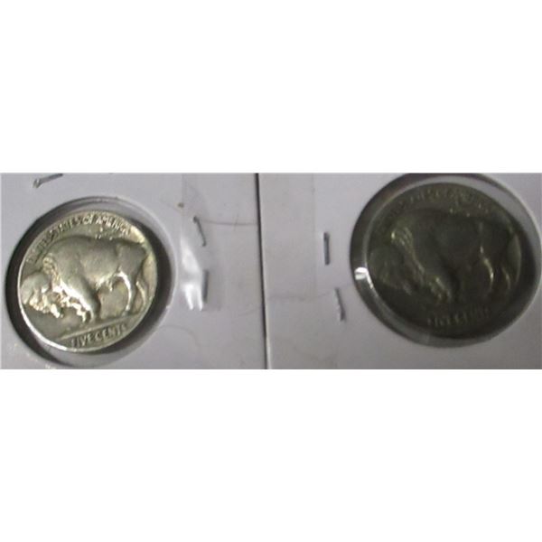 1936 - 1937 USA INDIAN HEAD NICKELS