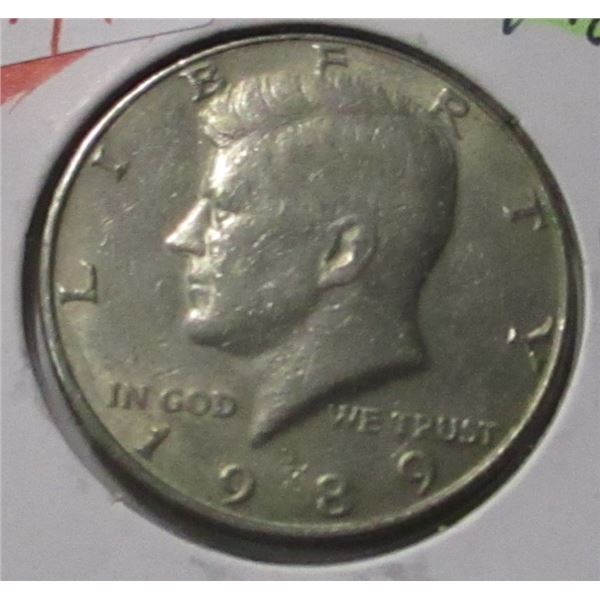 1989 USA KENNEDY HALF DOLLAR