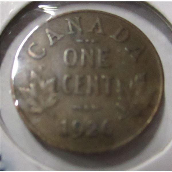 1926 KEY DATE CANADA PENNY TOKEN