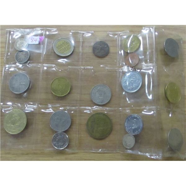 STOCK SHEET OF WORLD COLLECTABLE COINS