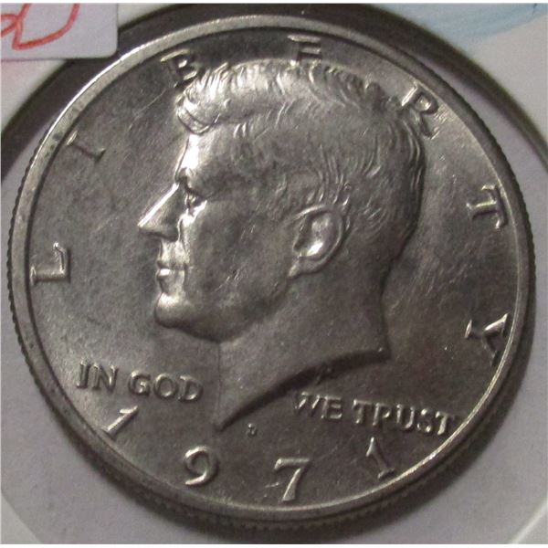 1971 USA KENNEDY HALF DOLLAR