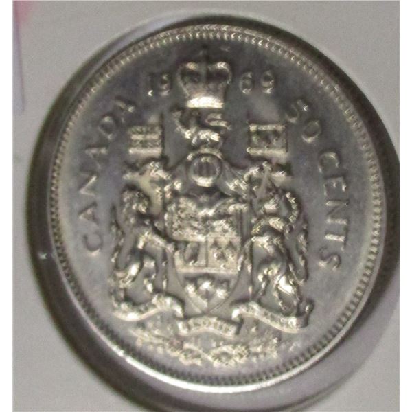 1969 CANADA HALF DOLLAR