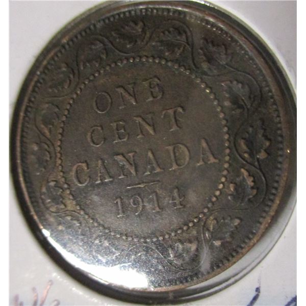 1914 CANADA KING GEORGE V LARGE PENNY