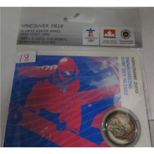 2010 PROOF VANCOUVER OLYMPIC GAMES PROOF QUARTER