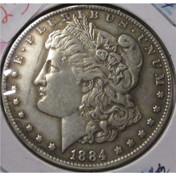 1884 USA MORGAN SILVER DOLLAR