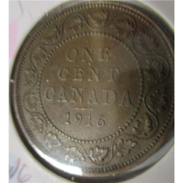 1916 CANADA KING GEORGE V LARGE PENNY