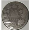 Image 2 : 1872H CANADA VICTORIAN SILVER HALF DOLLAR