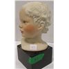 Image 2 : COLLECTABLE:  HEAD STATUE & BASE OF A CHILD