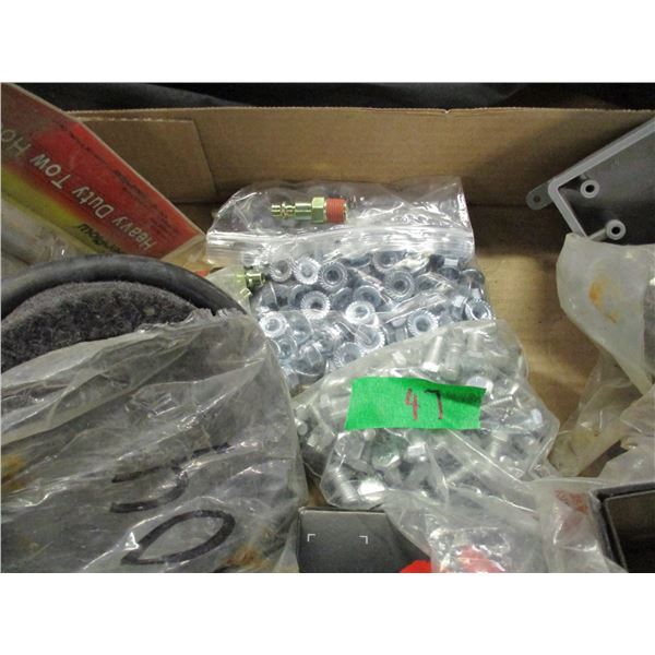 FLAT C/W ASSORTED HARDWARE & AUTOMOTIVE ITEMS