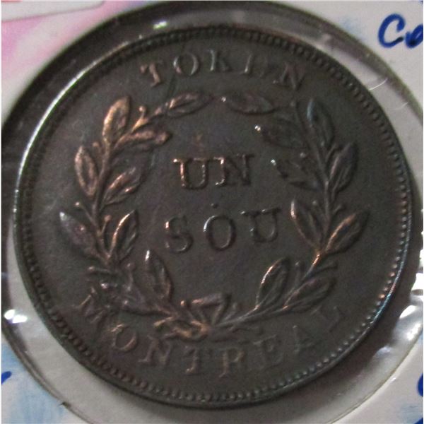 MONTREAL & COMMERCE AU UNSOL SCARCE PENNY