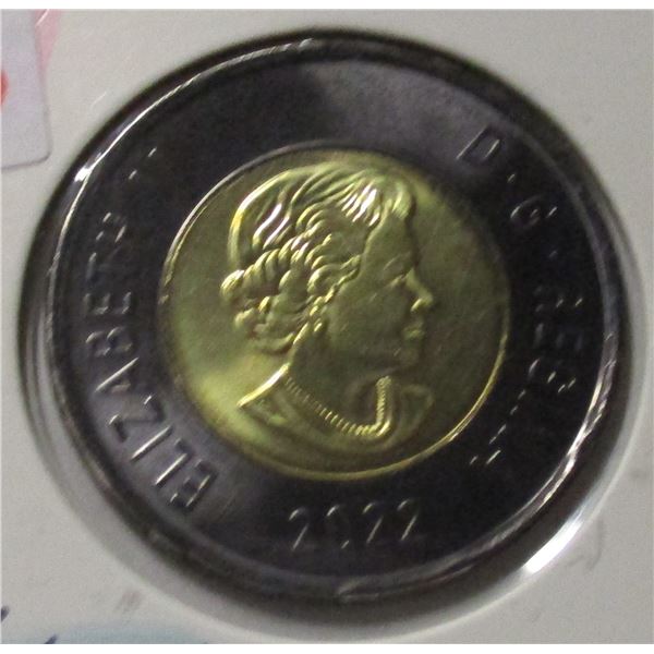 2022 UNCIRCULATED MEMORY OF QUEEN ELIZABETH II $2 COIN