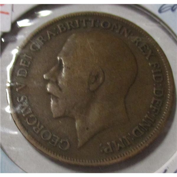 1916 KING GEORGE V LARGE PENNY TOKEN