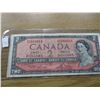 Image 3 : 1954 LEGAL TENDER LAST OF CANADA $2 BILL