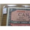 Image 7 : 1954 LEGAL TENDER LAST OF CANADA $2 BILL