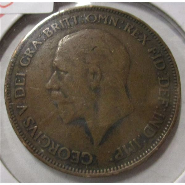 1930 KING EDWARD VII LARGE PENNY TOKEN