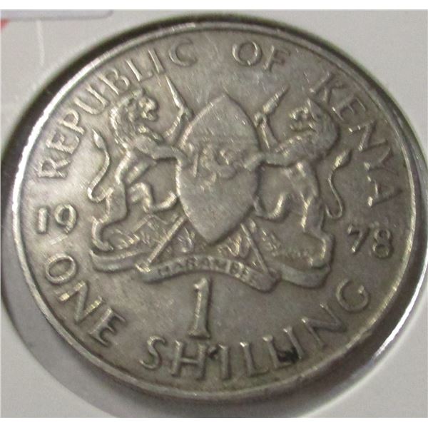 1978 KENYA SILVER SCHILLING