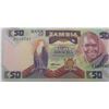 Image 1 : BANK OF ZAMBIA FIFTY KWACHA BANK NOTE