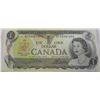 Image 1 : 1973 CRISP UNCIRCULATED LEGAL TENDER LAST OF CANADA $1 BILL