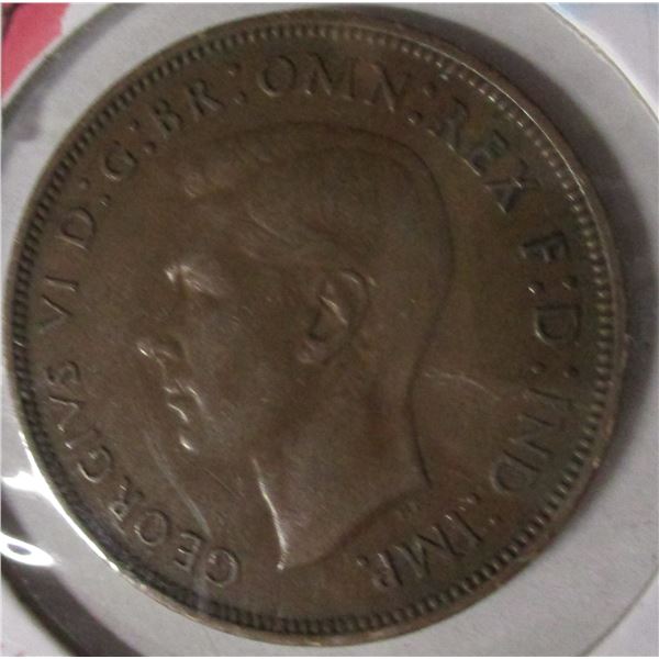 1938 KING GEORGE VI LARGE PENNY TOKEN
