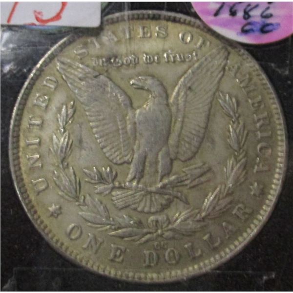 1886 USA MORGAN SILVER DOLLAR