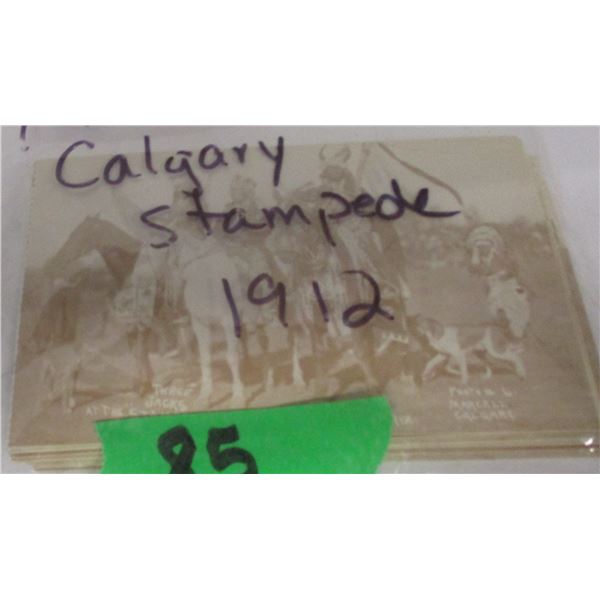COLLECTABLE:  FIRST 1912 CALGARY STAMPEDE POST CARDS