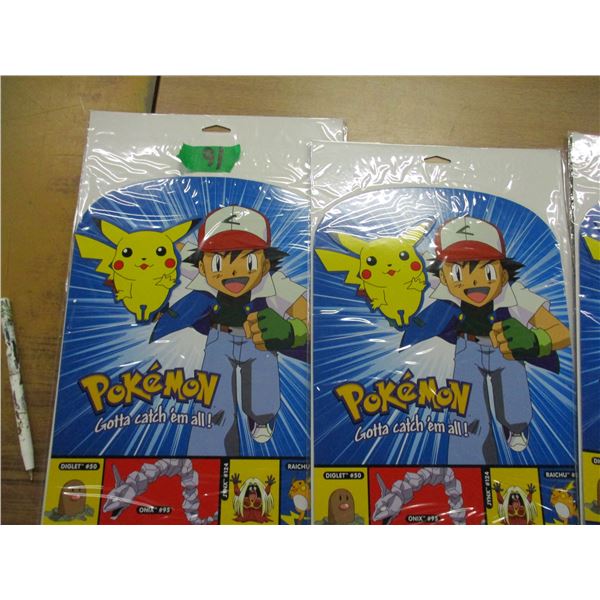 COLLECTABLE:  6 POKEMON STAND UP CENTERPIECES