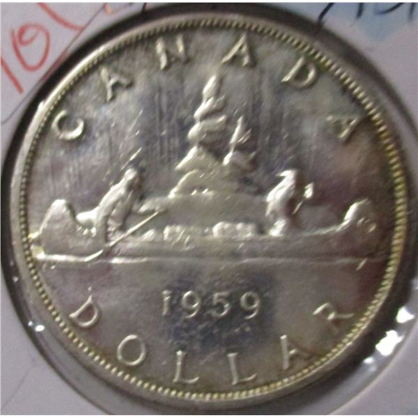1959 CANADA SILVER DOLLAR