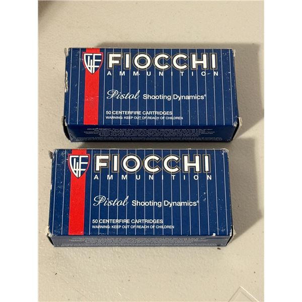 9 mm Luger 115 GRS FMJ Fiocchi Pistol Centerfire Cartridges