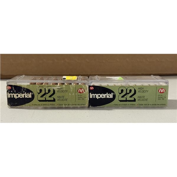 22 Short and Long Rifle Imperial Cartridges