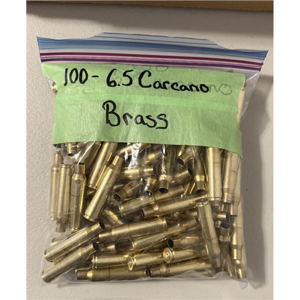 6.5 Carcano Brass Casings