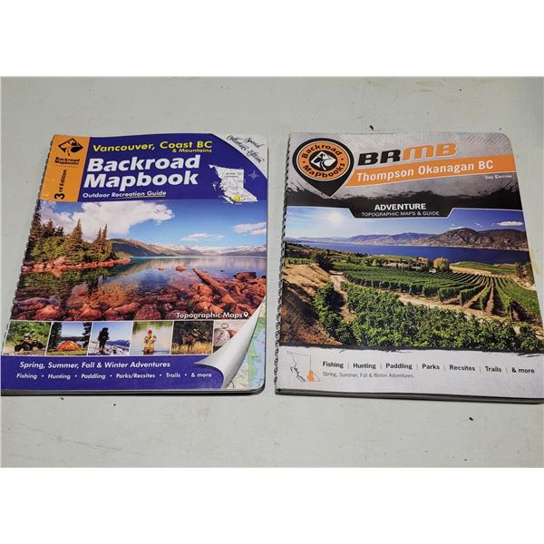 BC Backroads Map Book Thompson Okanagan & Vancouver Coast BC
