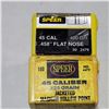 Image 1 : .45 caliber Speer Jacketed Bullets