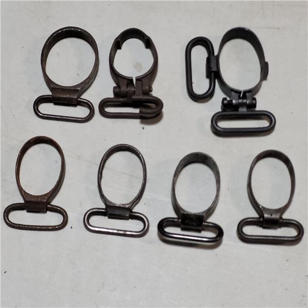 Military Rifle Barrel Bands & Swivels including Mausers