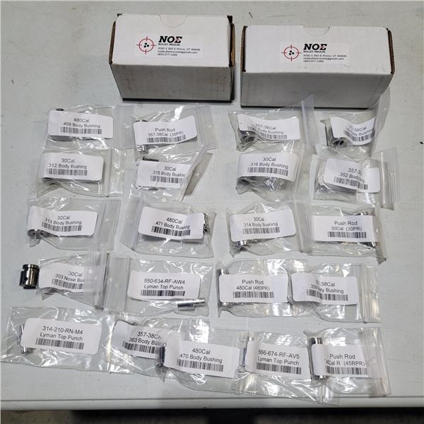 NOE Bullet Molds, Push Rods & Body Bushings
