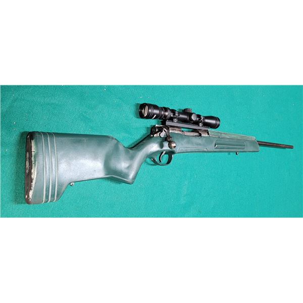 Custom Bolt-Action Rifle with Tasco Scope – Unmarked Calibre Parts Gun