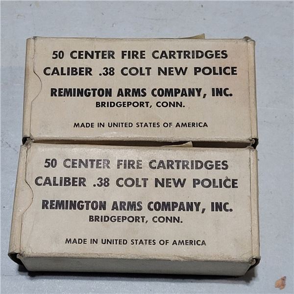 .38 Caliber New Police Remington Ammo