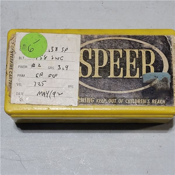 .38 Special RELOADED Ammo