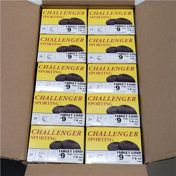 Case of 10 Boxes of 20ga  2 3/4"  Target Shotshells