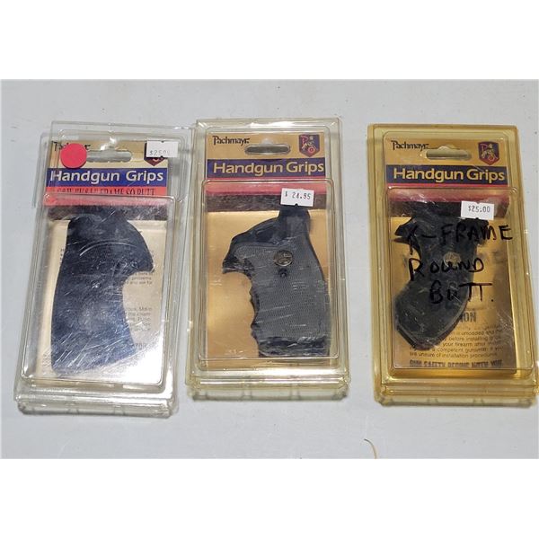 3 sets of Smith & Wesson Revolver Pachmayr Grips