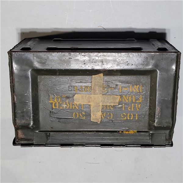 US Army .50 Cal Linked Machine Gun Ammo Box